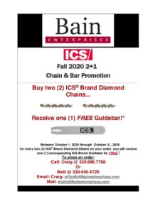 ICS 2020 Chain Promotion